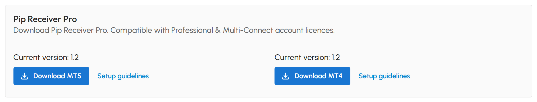 Download Pip Receiver MT5