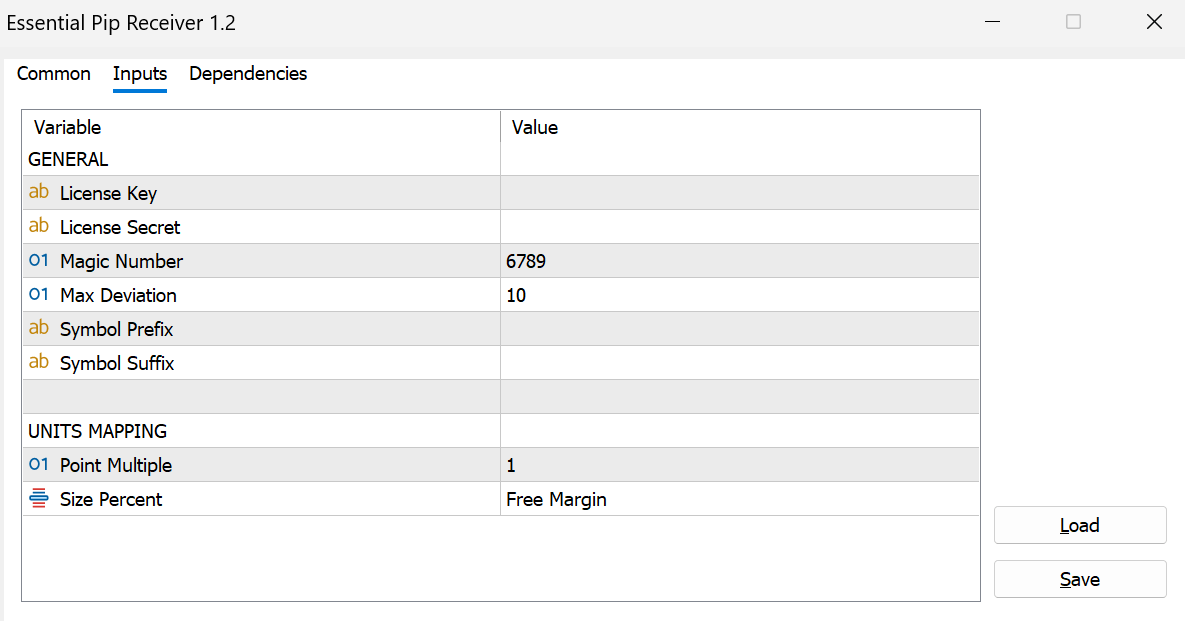 Essential Pip Receiver