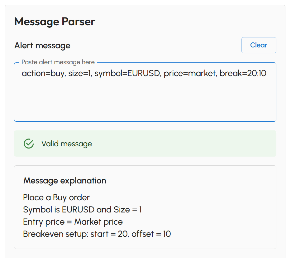 Message Parser Tool